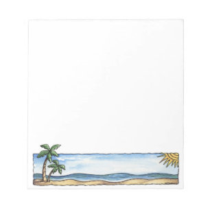Bloc-note Plage de Sunny