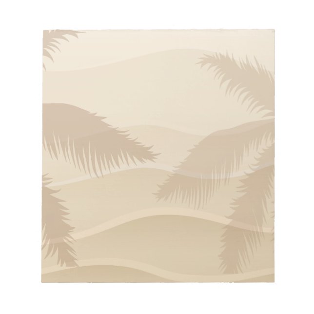 Bloc-note Plage tropicale (Devant)