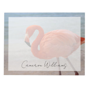 Bloc-note Plages tropicales Flamant rose des Caraïbes, Aru