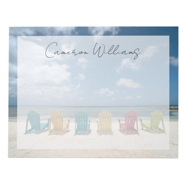 Bloc-note Plages tropicales | Palm Beach, Aruba (Devant)