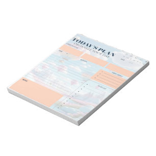 Bloc-note Planificateur d'aujourd'hui - Organiz quotidien si