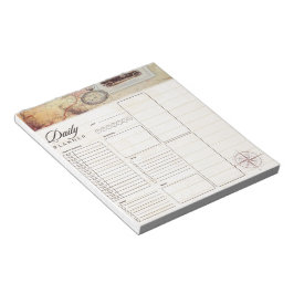 Bloc-note Planificateur de jour de voyage