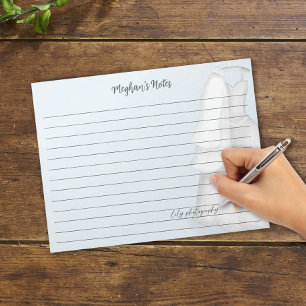 Bloc-note Planificateur de mariage moderne robe de mariée ro