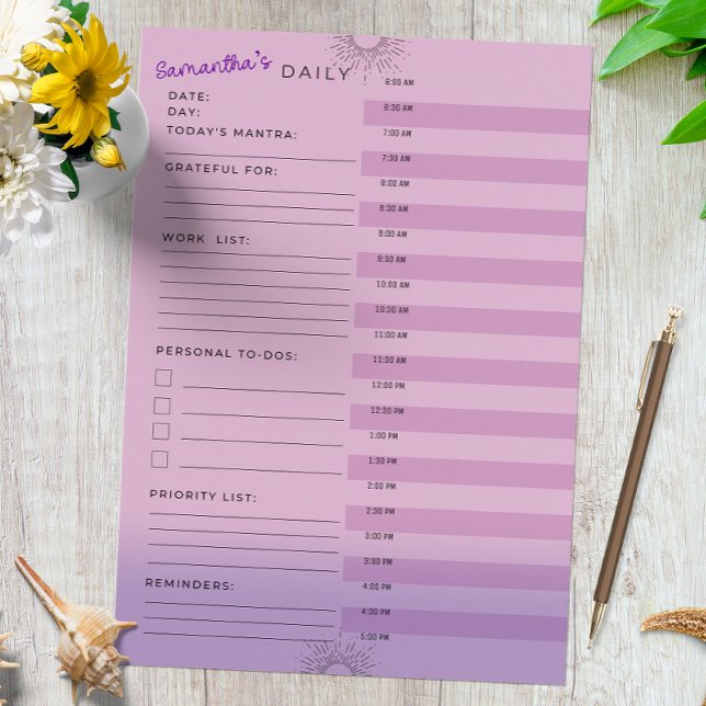 Bloc-note Planificateur De Travail Personnel, À Faire, Rappe (Créateur téléchargé)