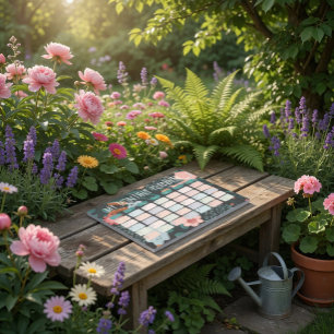 Bloc-note Planificateur mensuel pour jardiniers