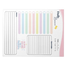 Planificateur quotidien Pastel - Liste de tâches,