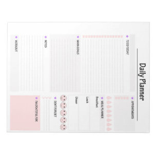 Bloc-note Planificateur quotidien - Planificateur de product