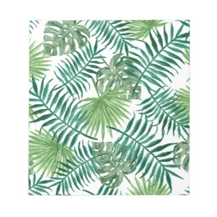 Bloc-note Plant Tropical Botanical Palm Leaf