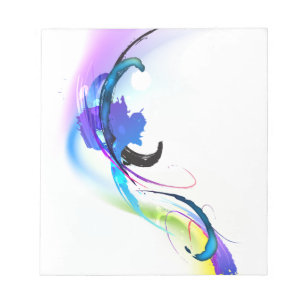 Bloc-note Plaques de peinture de couleur de matin Abstraites