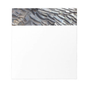 Bloc-note Plumes de Dindon Sauvage II Design Abstrait de la