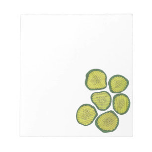 Bloc-note Poches à coller vert Chips à coller Kosher