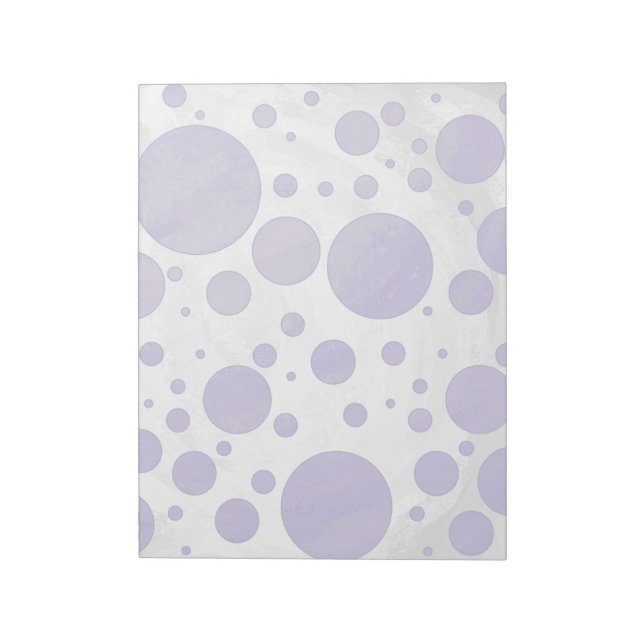 Bloc-note Pointe Polka Smear Blueberry (Tourné)