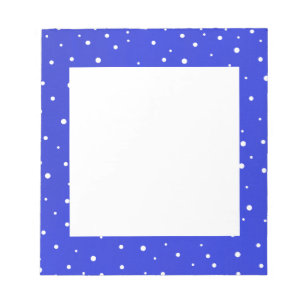 Bloc-note Points de neige