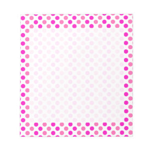 Bloc-note Pois rose