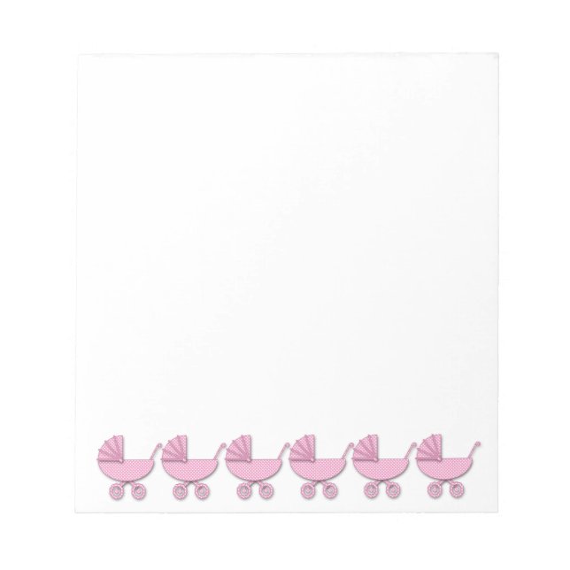 Bloc-note pois rose (Devant)
