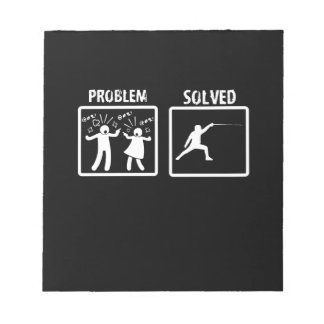 Bloc-note Poison de Fencing | I Always Win All Match