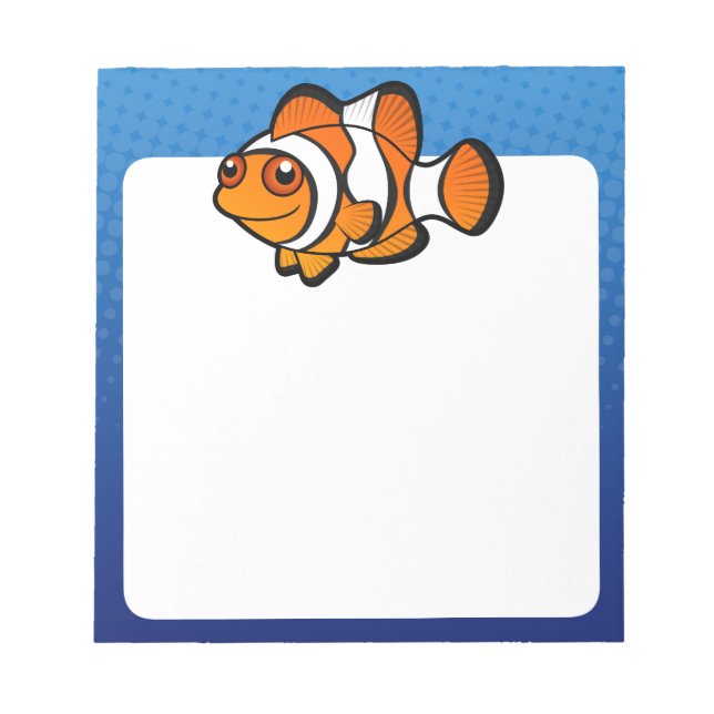 Bloc-note Poisson clown (Devant)