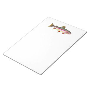 Bloc-note Poisson de truite arc-en-ciel