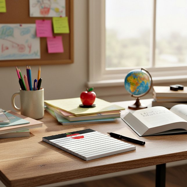 Bloc-note Pomme de l'enseignant (Créateur téléchargé)