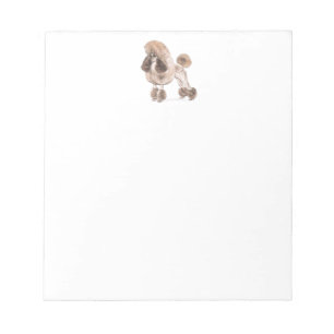 Bloc-note Poodle — Afficher le manteau