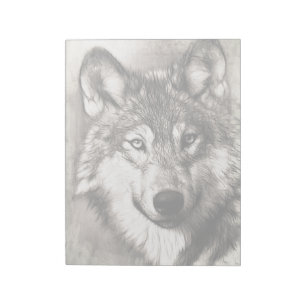 Bloc-note Portrait de loup