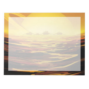 Bloc-note Poster de l'espace rétro - La plus grande lune de