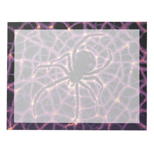 Bloc-note Poster en Matière Noire. (Devant)