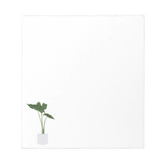 Bloc-note Pot Alocasia House Plante Note Pad