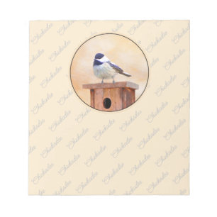 Bloc-note Poulet sur la peinture d'oiseaux Art original