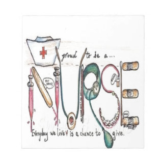 BLOC-NOTE POUR L'AMOUR DE L'INFIRMIÈRE