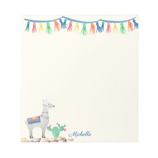 Bloc-note Pour Votre Maman Lama Ajouter Nom Fête des Mères C (Devant)