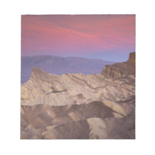 Bloc-note Première lumière du matin sur Zabriskie Point et 2