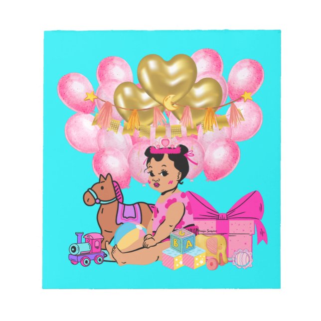 Bloc-note Princesse en rose (Devant)