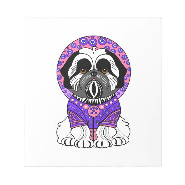 Bloc-note Princesse Shih Tzu (Devant)
