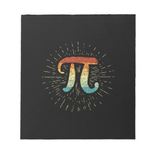 Bloc-note Professeur de mathématiques Cute Pi