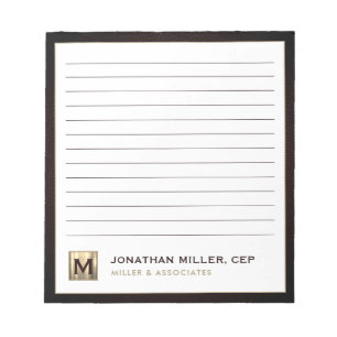 Bloc-note Professionnel Luxe Lined