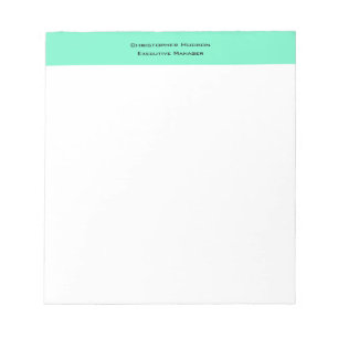 Bloc-note Professionnel Minimaliste Moderne Simple Uni