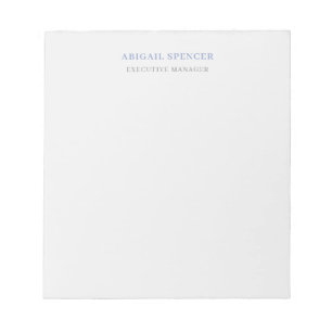 Bloc-note Professionnel Minimaliste Simple 