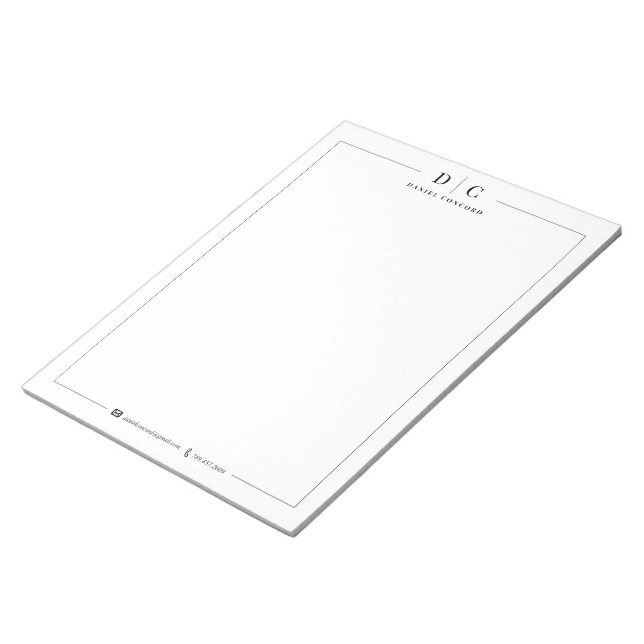 Bloc-note Professionnel personnalisé (Incliné)