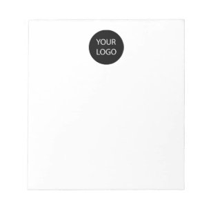 Bloc-note Professionnel Personnalisé Logo Entreprise Blanc