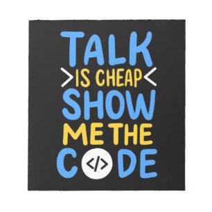 Bloc-note Programmeur Me Montre Le Code