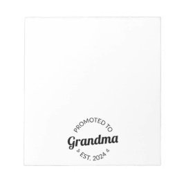 Bloc-note Promu À Grand-Mère Est. 2024 I