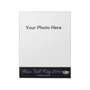 Bloc-note Protection d'autographe de photo de reconstitution
