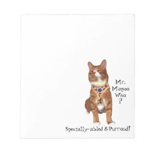 Bloc-note Protection de Specially-abled et de Purroud