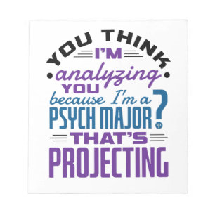 Bloc-note Psych Amusante Psychologie majeure Étudiant Projec