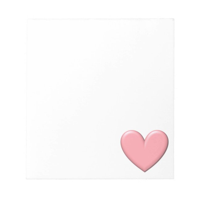 Bloc-note Puffy Heart (Devant)