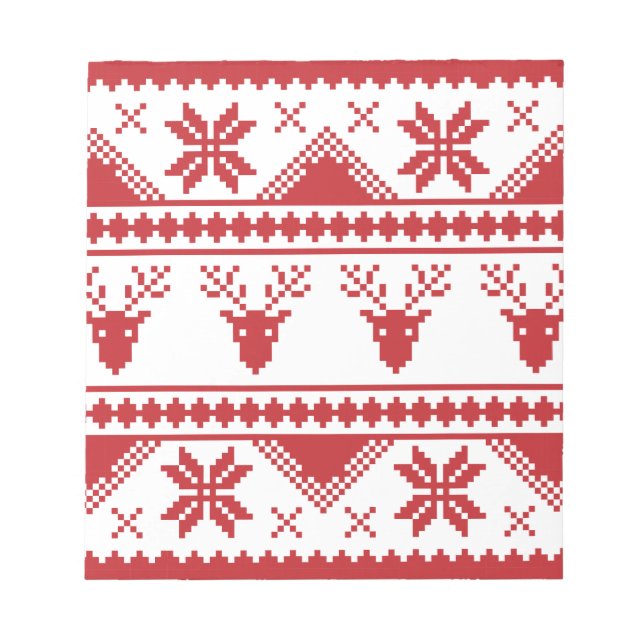 Bloc-note pull de noël (Devant)