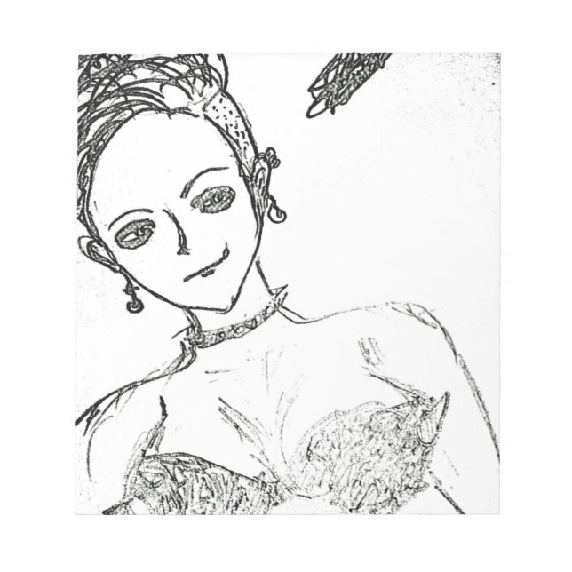 Bloc-note punk girl...je ne suis qu'une petite fille américa (Devant)