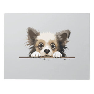 Bloc-note Puppy Peeking mignon adorable drôle dessin animal