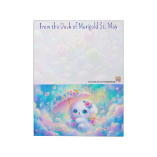 Bloc-note Puppy with Umbrella Notepad